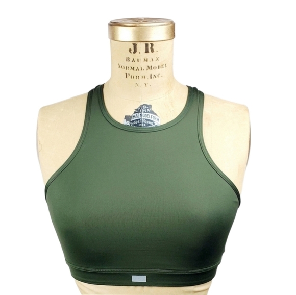 Victoria's Secret Other - Victoria's Secret VSX Army Olive Green Sport Bra Athletic Small